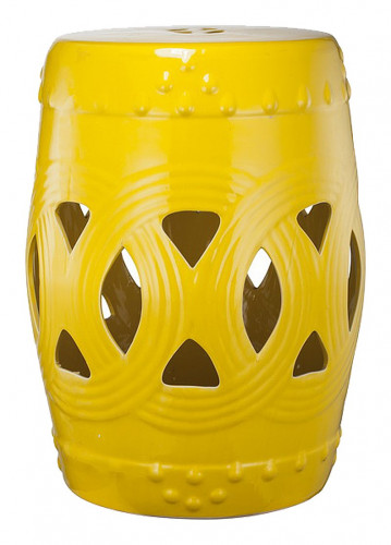 керамический столик-табурет fence stool yellow в Петрозаводске