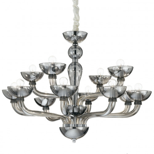 подвесная люстра ideal lux casanova sp12 fume в Петрозаводске