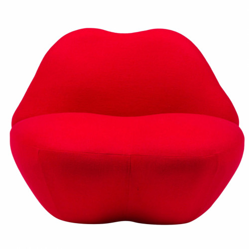 кресло губы heller kiss красный кашемир в Петрозаводске