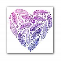 постер heart а3 (фиолетовый) в Петрозаводске