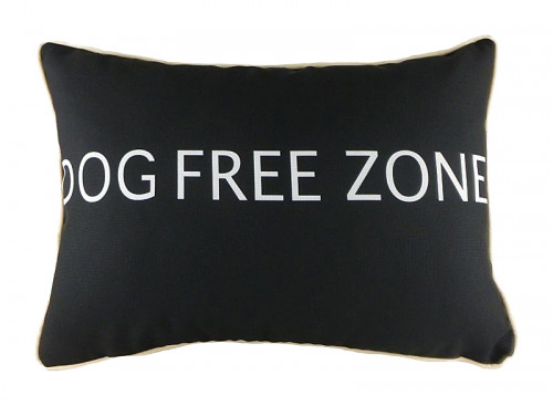 подушка с надписью dog free zone в Петрозаводске