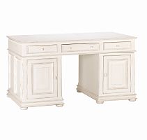 стол компьютерный нордик с состариванием, белый в Петрозаводске