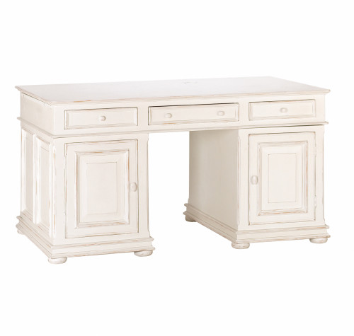 стол компьютерный нордик с состариванием, белый в Петрозаводске