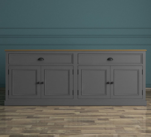 комод palermo с дверками и ящиками серый в Петрозаводске