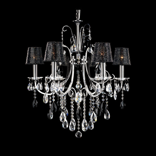 люстра md92721-6a от illuminati прозрачная/черная/ хром в Петрозаводске