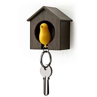 держатель+брелок для ключей sparrow коричневый-желтый в Петрозаводске