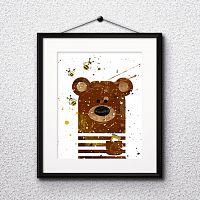 постер bear а4 в Петрозаводске