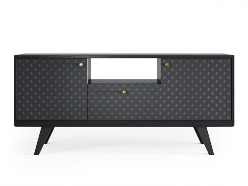 тумба под тв thimon черный дуб с принтом в Петрозаводске