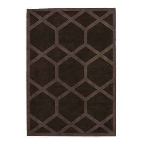 ковер ashton cocoa coffe 150x220 коричневый в Петрозаводске