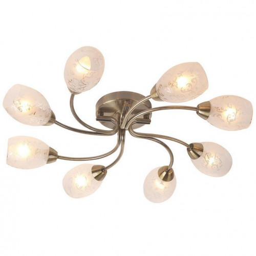 потолочная люстра idlamp carmina 201/8pf-oldbronze в Петрозаводске