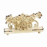 подставка для визиток pewter flower белая в Петрозаводске