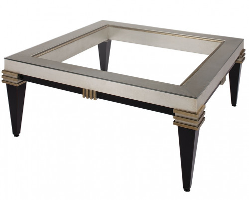 стол журнальный square коричневый, бежевый, прозрачный в Петрозаводске
