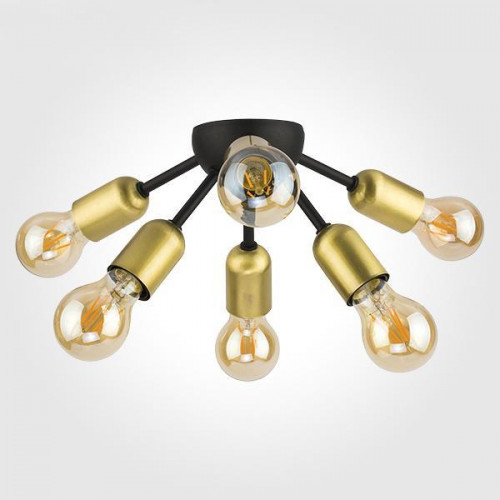 потолочная люстра tk lighting 1467 estrella black в Петрозаводске