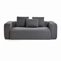 диван blok sofa 3 темно-серый от la forma (ex julia grup) в Петрозаводске