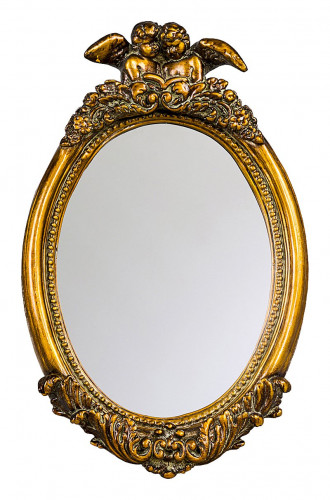 зеркало овальное золотое с ангелами рафаэль в Петрозаводске