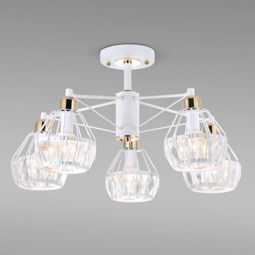 потолочная люстра eurosvet lord 70075/5 белый в Петрозаводске