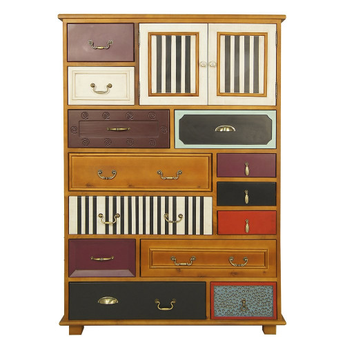 комод «gouache birch» вертикальный разноцветный в Петрозаводске