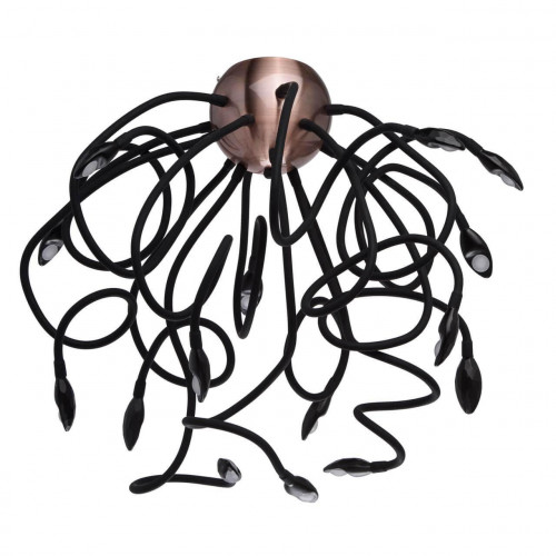 потолочная светодиодная люстра de markt зиген 646011015 черная в Петрозаводске