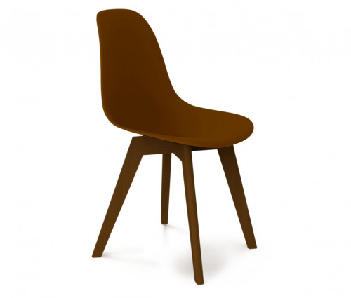стул dsw коричневый s39 (eames style) в Петрозаводске