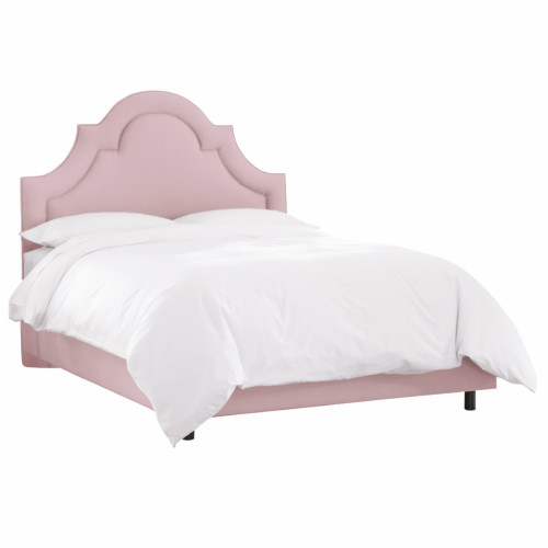 кровать двуспальная 160х200 розовая kennedy lilac linen в Петрозаводске