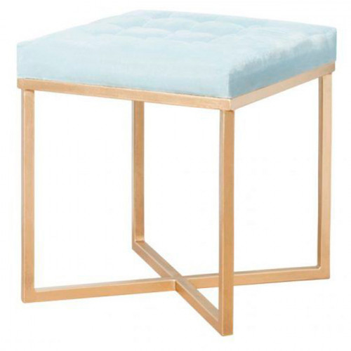 пуф голубой на золотом основании в Петрозаводске