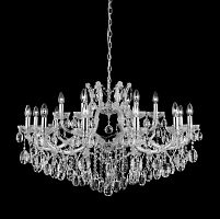 подвесная люстра crystal lux hollywood sp12+6 chrome хром в Петрозаводске