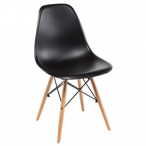 стул деревянный eames pc-015 black в Петрозаводске