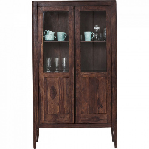 шкаф-витрина brooklyn walnut коричневый 100x40 в Петрозаводске