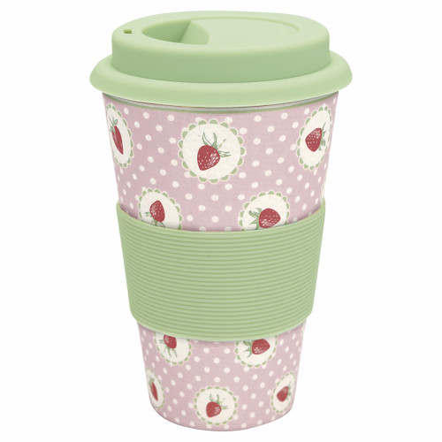 кружка на вынос strawberry pale pink в Петрозаводске