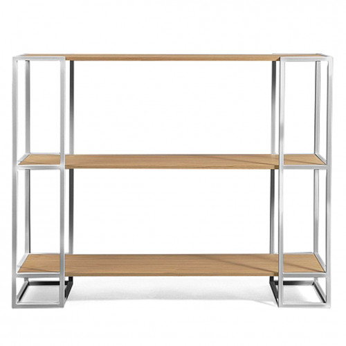 стеллаж smolling 3 white светлый дуб в Петрозаводске