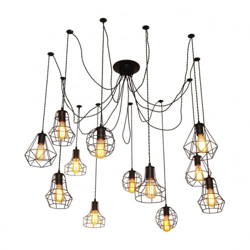 подвесная люстра arte lamp a4051sp-12bk в Петрозаводске