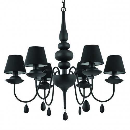 подвесная люстра ideal lux blanche sp6 nero в Петрозаводске