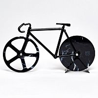 нож для пиццы из нержавеющей стали the fixie, черный мрамор в Петрозаводске