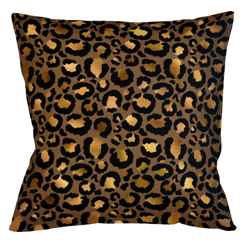 интерьерная подушка «леопард» (шоколад) в Петрозаводске