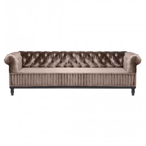 диван club sofa прямой коричневый в Петрозаводске
