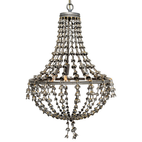люстра «адела» темное серебро с золотистыми деталями в Петрозаводске