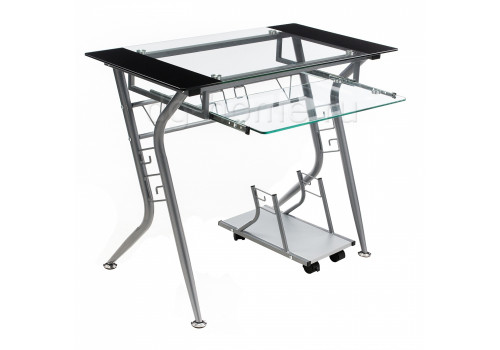 компьютерный стол beril чёрный, серебро в Петрозаводске