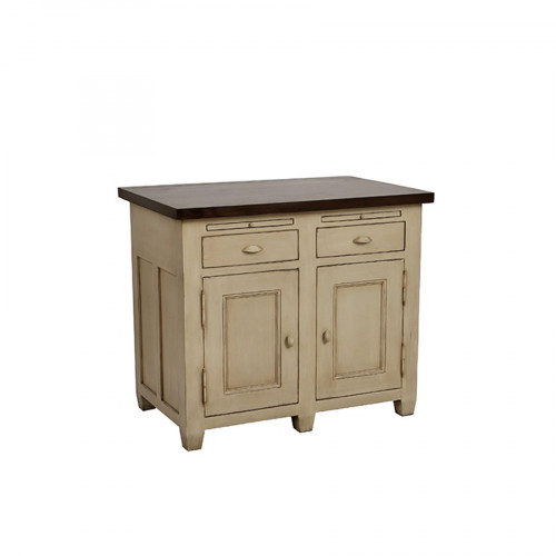 буфет двухдверный с ящичками низ провинция с состариванием серый в Петрозаводске