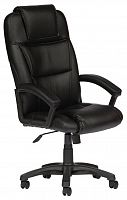 компьютерное кресло tetchair бергамо (крестовина пластик, обивка кож/зам) для руководителя в Петрозаводске