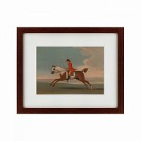 картина: chestnut racehorse exercised by a trainer, 1730 в Петрозаводске