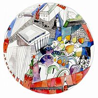 тарелка сувенирная кремль в Петрозаводске