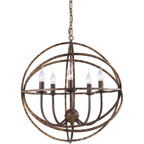 подвесная люстра arte lamp kopernik a1703sp-5br в Петрозаводске