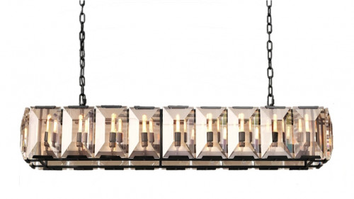 люстра harlow l130 черное основание, прозрачное стекло в Петрозаводске