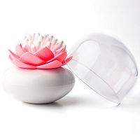 контейнер для хранения ватных палочек lotus белый-розовый в Петрозаводске