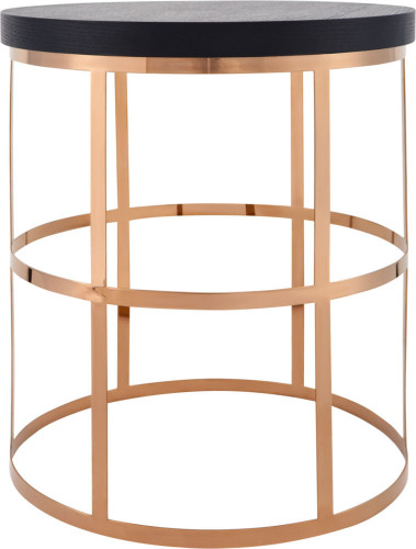 стол журнальный pillar 50 см злото, черный в Петрозаводске