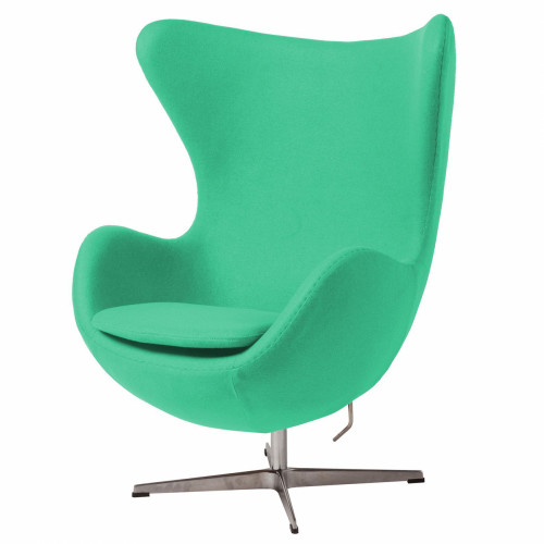 кресло egg chair зеленое в Петрозаводске