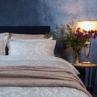комплект постельного белья decoflux сатин семейный victoria ivory в Петрозаводске