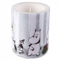 свеча большая moomin зимнее путешествие, 8 см в Петрозаводске