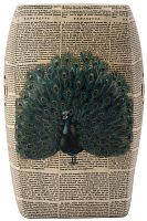 керамический столик-табурет garden stool с павлином в Петрозаводске