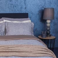 комплект постельного белья decoflux сатин 1.5 спальный versaille grey в Петрозаводске